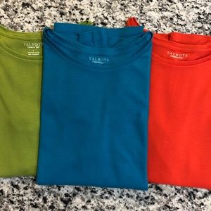 Talbots Pima Cotton Crewneck Tees (Set of 3)